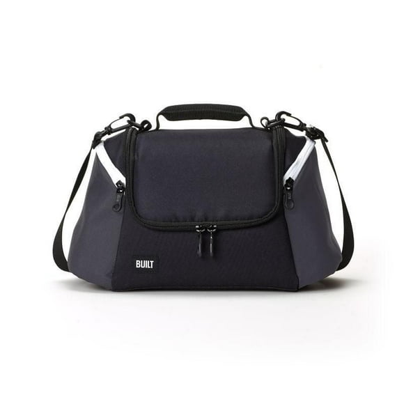Built NY All Day Lunch Bag - Grey / Black, Adult Lunch Bag, Grey / Black