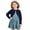 X5 Navy, variant on Ticikt Girls Long Sleeve Bolero Cardigan Sweater Kids Cute Button Knit Shrug Cropped Sweaters Tops for Spring Fall,Color:Navy,8-9 Years