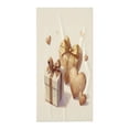 thumbnail image 5 of Luxurious Gold & White Patterned Beach Towel - Perfect for Pool Travel and Bathing - Soft Stylish and Festive Design, 5 of 6