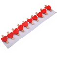 thumbnail image 2 of Miangastore Mini Heart Style Wood Clip - 10 pcs/set, 2 of 6