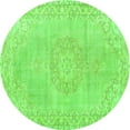 thumbnail image 1 of Ahgly Company Indoor Round Persian Green Traditional Area Rugs, 3' Round, 1 of 1