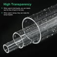 thumbnail image 4 of 4-Pack Clear Rigid Acrylic Pipe, 6mm[0.24"] ID x 8mm[0.31"] OD Plastic Round Tube for Water Cooling System/Lamps/Fountains/Aquariums [305mm/12IN], 4 of 7