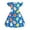 Dark Blue, variant on NAISIBABY Girls Casual Dresses, Crewneck Ruffles Sleeveless Cute Prints Summer Flowy Sundress Hot Pink Size 8