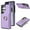Purple, variant on For Samsung Galaxy S25 Ultra Wallet Case with Card Holder, 360°Rotation Ring Holder Kickstand, Premium PU Leather RFID Blocking Card Pocket Protective Cover For Samsung Galaxy S25 Ultra, Orange