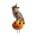 thumbnail image 1 of Estaca de jardín de Halloween, adorno de letrero de patio, calabazas navideñas creativas, estaca de animal, decorativa para patio, , porche búho, 1 of 8