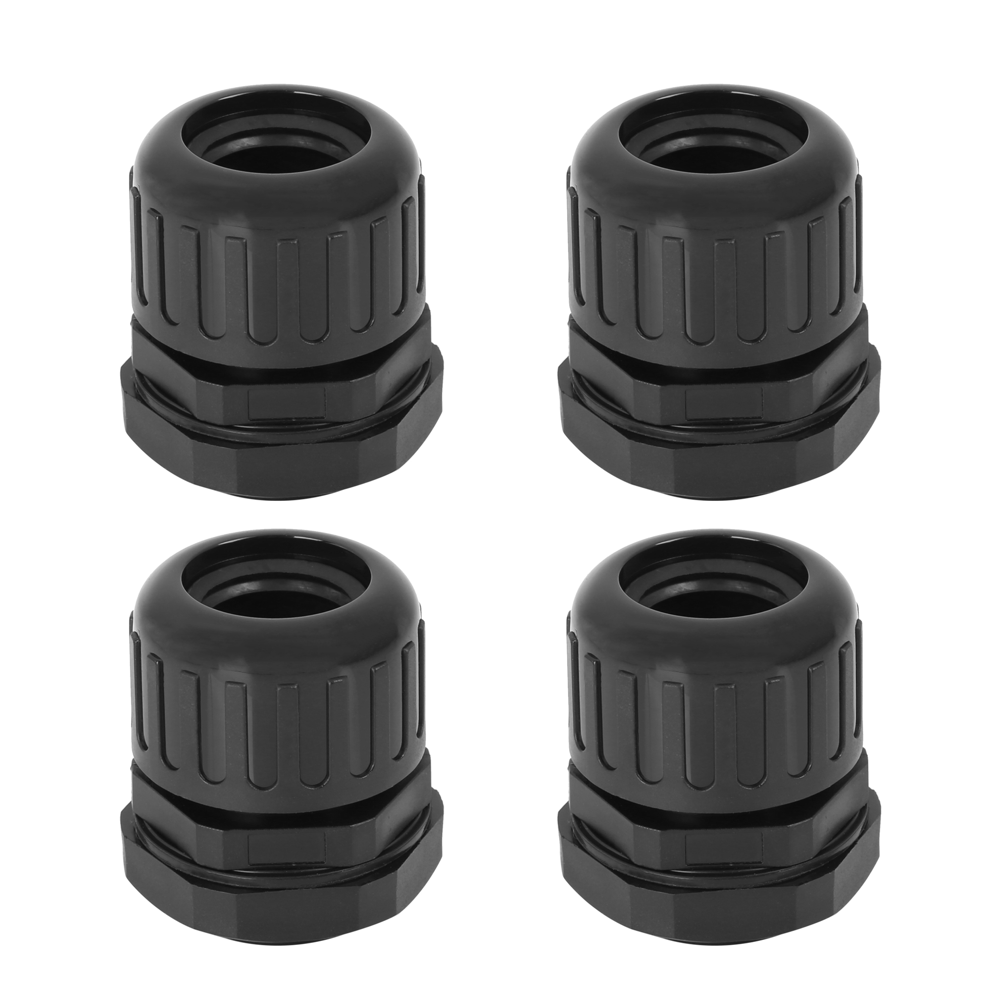 Cable Gland Nylon Plastic Tube Connectors with Lock Nut and Gaskets