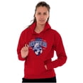 thumbnail image 4 of Illinois Prairie State IL Smurfs Hoodie Sweatshirt Women Men Brisco Brands 2X, 4 of 6
