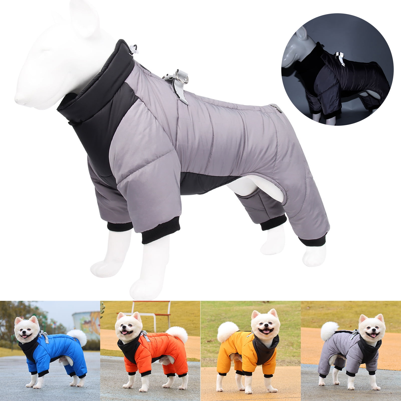 XWQ Dog Jacket Windproof Keep Warm 