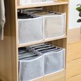thumbnail image 3 of 2Pcs Multi-use Nylon Clothes Storage Box Visual Surface Practical Multi-layer Clothes Storage Case for Home, 3 of 8