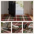 thumbnail image 4 of KUETH Large Indoor Area Rug 8×10, Machine Washable Rug, Area Rugs for Living Room，Red & Green Printed Decor Rug, Non-Slip Rug, Bedroom, Kitchen, Dinning Room, 4 of 9