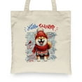 thumbnail image 2 of Hello Winter Shiba Inu Smiling in Red Scarf Hat Welcome Christmas Canvas Tote Bag Shibas Dog Lovers Gifts Idea Reusable Shopping Grocery Bag - 00017, 2 of 5