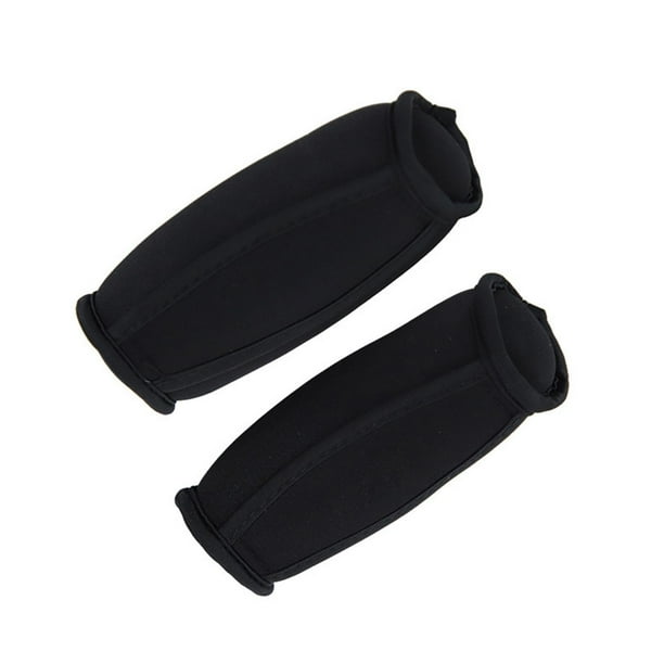 Bolsa de arena con pesas de mano para mujeres y hombres, extraíble con correa de mano 2 Negro 2 libras
