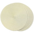 thumbnail image 1 of Round Braided Placemats Set of 6 Table Mats for Dining Tables Woven Washable Non-Slip Place Mats 15, 1 of 5
