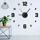 thumbnail image 5 of Reloj de Pared Moderno Sin , con Números 3D Grandes, Ideal para Decorar el Hogar y la Oficina. Decoración Artística Plateada., 5 of 5
