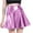 Pink, variant on IROINNID Short Empire Waist Skirt For Women Ladies Stage Performance Pleated Skirt Solid Color Skirt