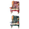 thumbnail image 1 of 2pcs Play Bathroom Toys with Water Wash Basin Vanity Sink Toys Children Zulema none, 1 of 8