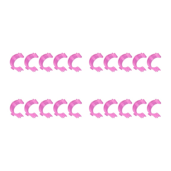 COOLHOOD 20 Pcs Bobbin Clamps Holders Thread Organizing Bobbin Holder Clips Silicone Spool Huggers Thread Holders for Embroidery