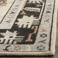 thumbnail image 3 of SAFAVIEH Maharaja Dzvezda Border Area Rug, Beige/Charcoal, 8' x 10', 3 of 7