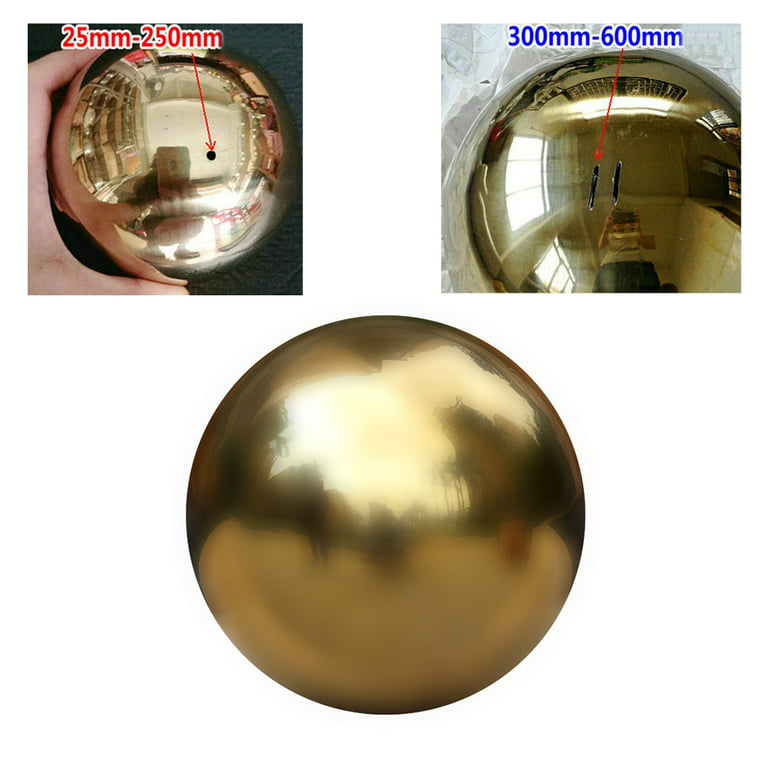  ARIDON- Golden Brushed Stainless Steel Golf Ball