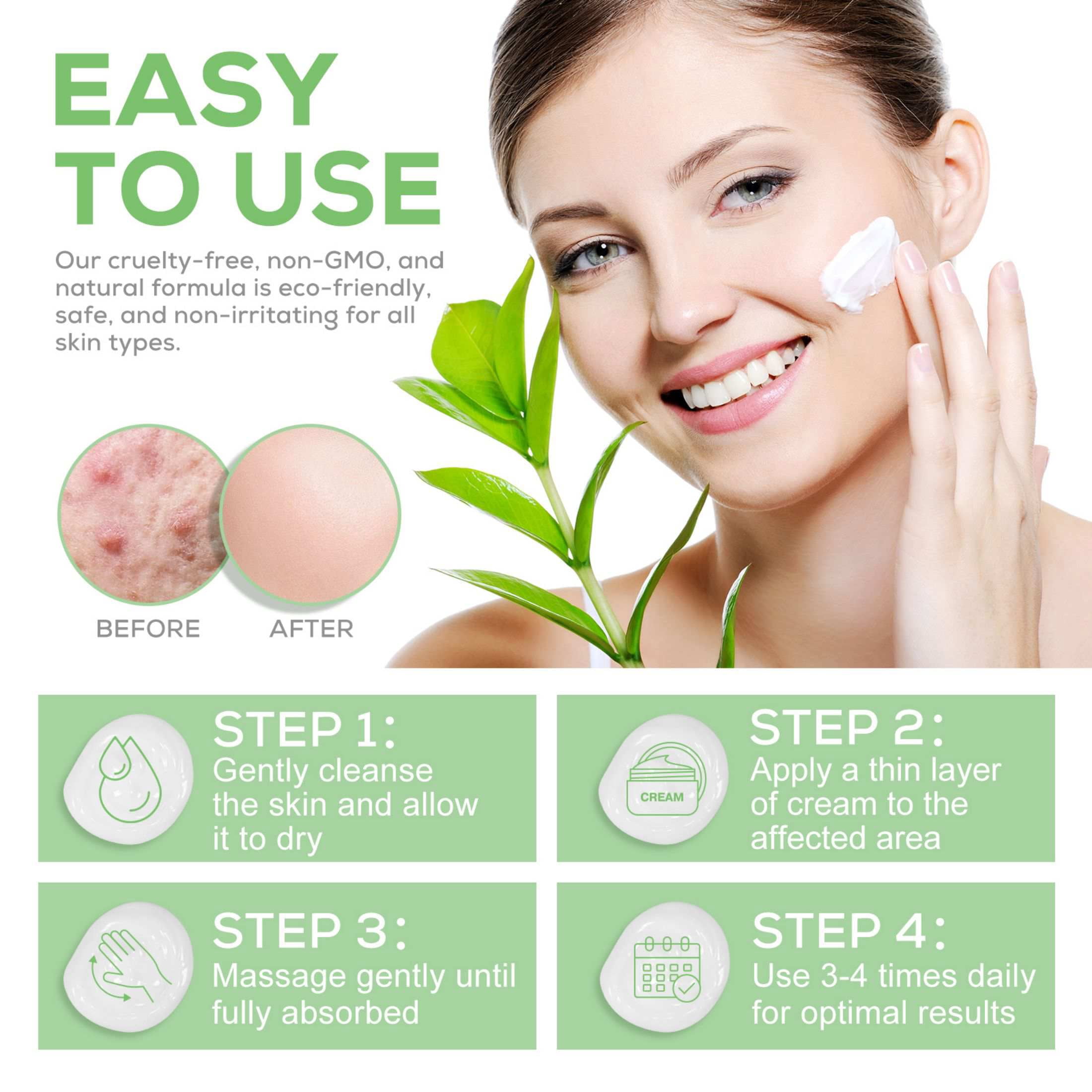 Yecuce 3-Pack Urea Cream 40% with 2% Salicylic Acid, Foot Cream Hand Lotion for Rough Dry Cracked Skin, Moisturize,For Skin Soft