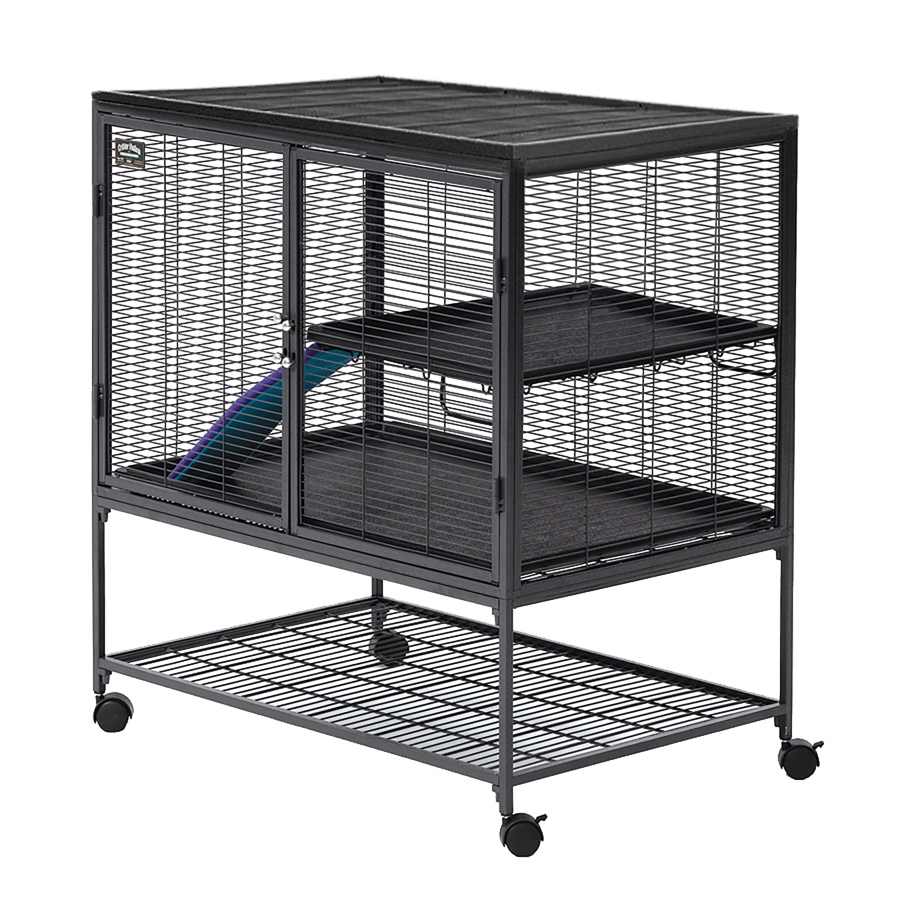 alkohol Intermediate Indrømme MidWest Homes For Pets Deluxe Critter Nation Single Unit Small Animal Cage  - Walmart.com