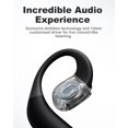 thumbnail image 2 of Mythsound Auriculares abiertos, auriculares inalámbricos Bluetooth 5.3 con ganchos para los oídos, 75 horas de reproducción, carga rápida, resistentes al sudor, estuche de carga con pantalla digital p, 2 of 5