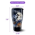 thumbnail image 5 of Happy Halloween Dalmatian Witch Pumpkins Bats 30oz Stainless Steel Tumbler Insulated Cup with Lid Dog Lover - 13012, 5 of 5