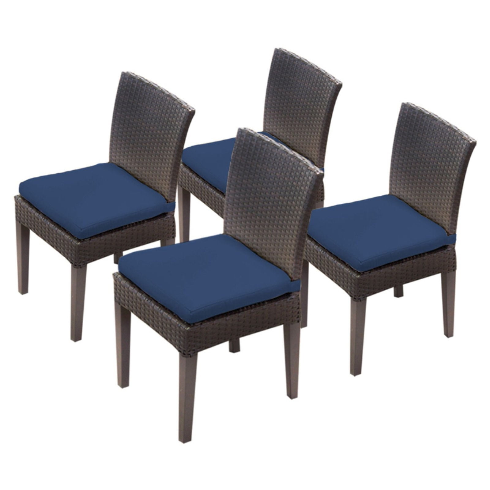 Tk Classics Napa Outdoor Dining Side Chair Set Of 4 With 8