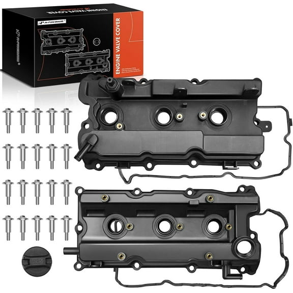 A-Premium Left Right Engine Valve Covers with Gaskets Automotive Specialty Parts, 2 Piece