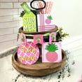 thumbnail image 4 of Coffee Table Tray Decoration,Tropical Tiered Tray Set Pineapple Tiered Tray Summer Tiered Tray Sign Tiered Tray Decor Tiered Tray Set Farmhouse Ornaments Tray Ornaments, 4 of 8