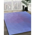thumbnail image 3 of Ahgly Company Machine Washable Indoor Square Transitional Purple Mimosa Purple Area Rugs, 7' Square, 3 of 7
