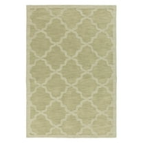 Art of Knot Central Park Abbey Green 10' x 14' Modern Trellis Area Rug