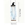 thumbnail image 3 of Vintage Halloween Decorations Outdoor Swinging Ghost, Spooky Halloween Porch Decor Ghost Hanging Decor, Halloween Ghost Decor Goth Accessories for Yard Garden Halloween Party Decorations, 3 of 6