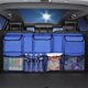 thumbnail image 5 of sweethay Bolsa organizadora para asiento trasero de maletero de coche SUV, bolsa de almacenamiento ajustable para asiento trasero, red de gran capacidad, Ventana automotriz azul sweethay VI001425-02, 5 of 6