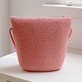 thumbnail image 3 of Bolsa La playa del verano empaqueta el color sólido elegante tejido casual de la de mensajero de las señoras para el trabajo Likrtyny Para Estrenar, 3 of 9