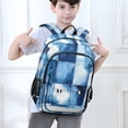 thumbnail image 6 of FORMRS School Backpack 17" Student Travel Bag with Laptop Compartment, Blue Pattern, 6 of 7