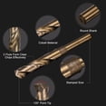 thumbnail image 3 of Brocas de torsión Uxcell de 21/32", broca de acero de alta velocidad M35 para metal, 3 of 6