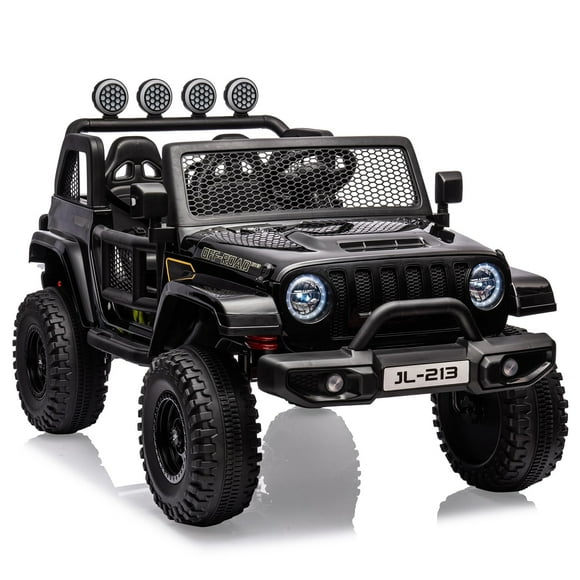 TROPOW Voitures Électriques pour Enfants, Camion Électrique 24 V à 2 Places pour Tout-Petits, Véhicule Électrique 2RM/4RM Commutable avec Télécommande, Cadeau de Noël pour Enfants, Orange