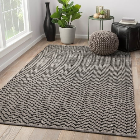 Juniper Home Wray Geometric Black Cream Handmade Area Rug 5 X Juniper Home Wray Geometric Black