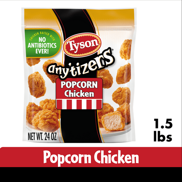 Tyson Any Tizers Popcorn Chicken 1 5 Lb Bag Frozen Walmart Com<script async src=
