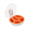thumbnail image 5 of Naiovety Pill Splitter Box ABS PC Reutilizable Rebanadora de acero inoxidable Almacenamiento Divisor de tableta Oficina Negocios Viaje Organizador Type2 NO2 Naiovety CBP192183, 5 of 5