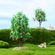 thumbnail image 2 of Mini árboles artificiales de manzana, modelos de árboles pequeños, paisaje de tren, decoraciones de árboles, árboles frutales simulados, 2 uds., 2 of 7