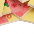 thumbnail image 2 of Toddlers Cute Cartoon Jigsaw Puzzles Boys Girls Portable Safe Wooden Funny Puzzles Educational Toy Farm, 2 of 4