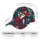 thumbnail image 2 of Fotbe Geometric Elements Gorro Clásico de Béisbol, Gorra Ajustable con Broche Snapback, Gorro de Exterior de Algodón Suave, 2 of 6