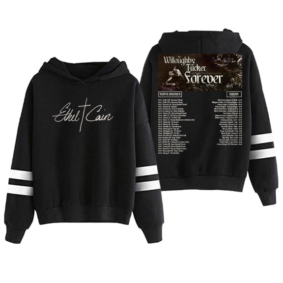 Ethel Cain The Willoughby Tucker Forever Tour Hoodie Women Men Pocketless Parallel Bars Sleeve Sweatshirt