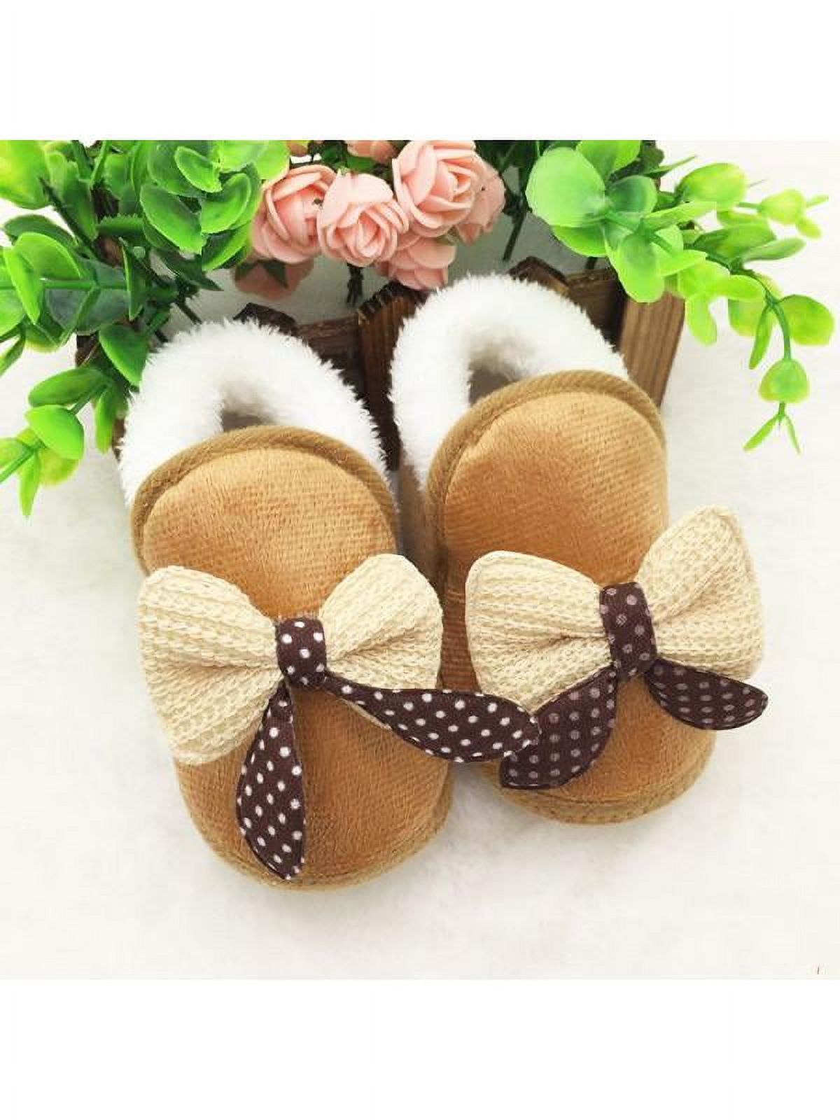 Taykoo Winter Warm Baby Boys Girls Slippers Non Slip Snow Boots Crib Casual Shoes 0-18M - image 2 of 3