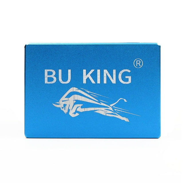 Graflsoa BU KING 2.5" Metal SSD - Shockproof, High-Speed (70-500M/S), SATA3 Interface, 120GB, Multiple Colors (Red, Blue, Black) for Mac, Windows, Linux