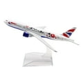 thumbnail image 1 of Simulation 1:400 15 cm Alliage Britannique B777 Prune Modèle Avion en Métal Modèle pour Collection Cadeau, 1 of 2