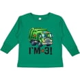 thumbnail image 3 of Inktastic 3rd Birthday Garbage Truck Party Boys Long Sleeve Toddler T-Shirt, 3 of 5