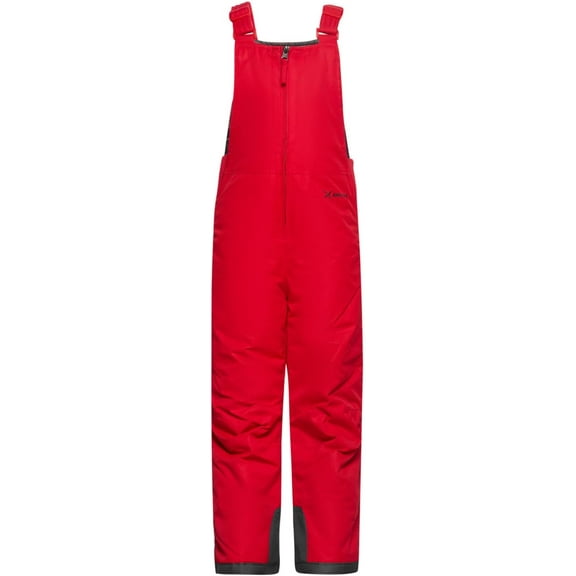 Arctix Waterproof Chest High Baby Overalls Winter Clothes for Boys & Girls, Red, 2T
